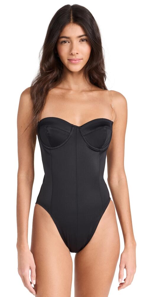 Norma Kamali Corset Mio One Piece Black Cover