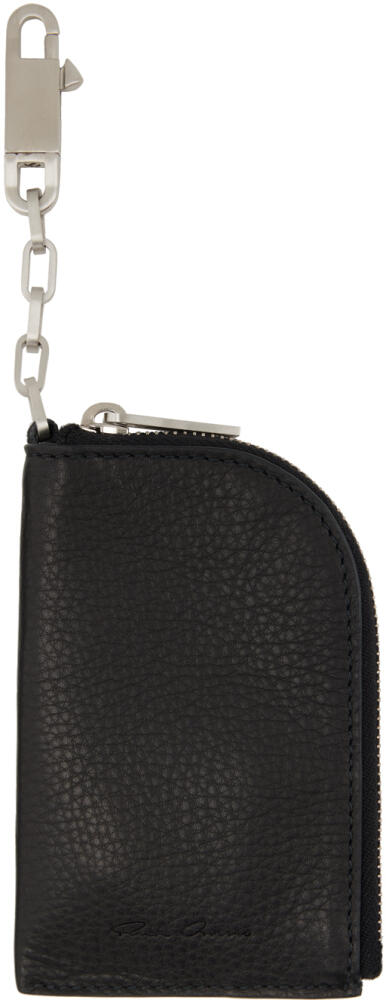 Rick Owens Black Hook Wallet Cover