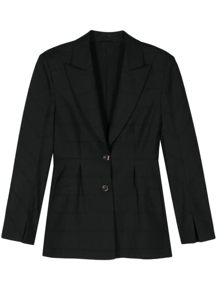 Del Core jacquard blazer - Black Cover