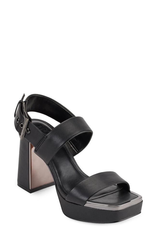 DKNY Bibiana Slingback Platform Sandal in Black Cover