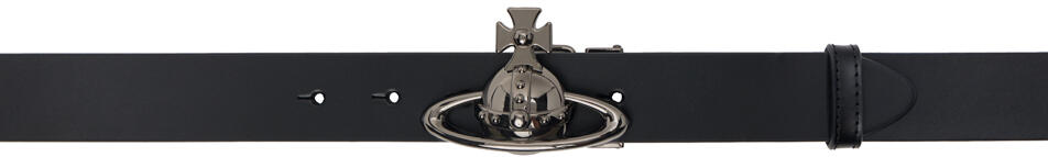 Vivienne Westwood Black Orb Buckle Belt Cover