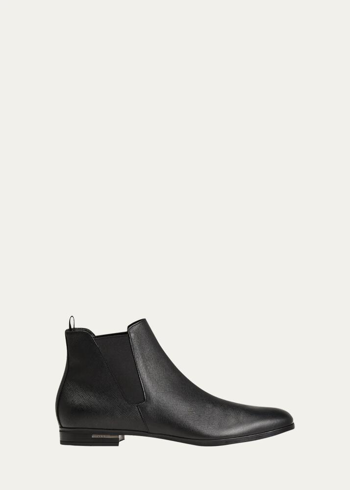 Prada saffiano boots hotsell