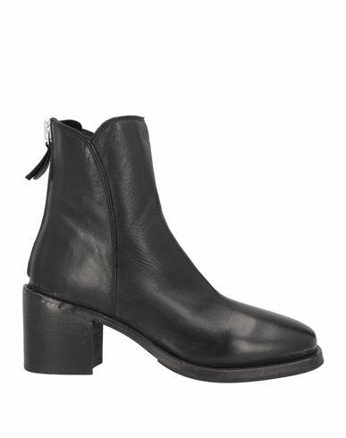 Moma Woman Ankle boots Black Calfskin Cover