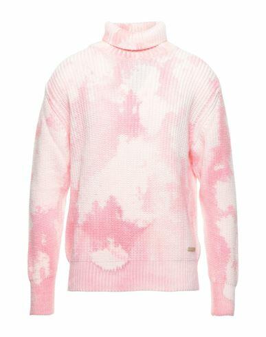 Takeshy Kurosawa Man Turtleneck Pink Wool, Acrylic Cover