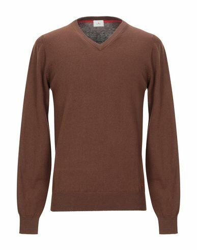 Peuterey Man Sweater Brown Cotton, Wool Cover