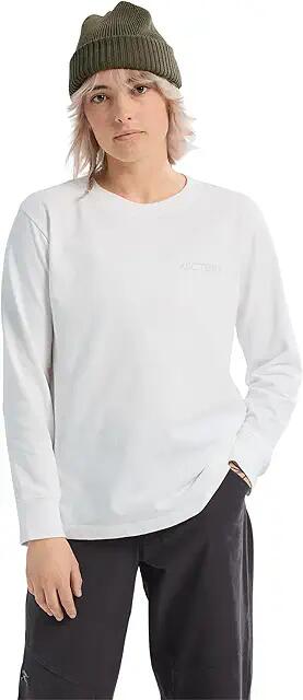 Arc'teryx Kragg Cotton Bird Crew Long Sleeve (White Light/White) Women's Clothing Cover