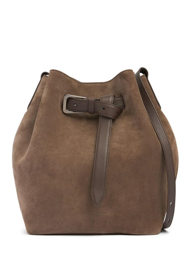 BRUNELLO CUCINELLI Softy Velour Bucket Bag Cover