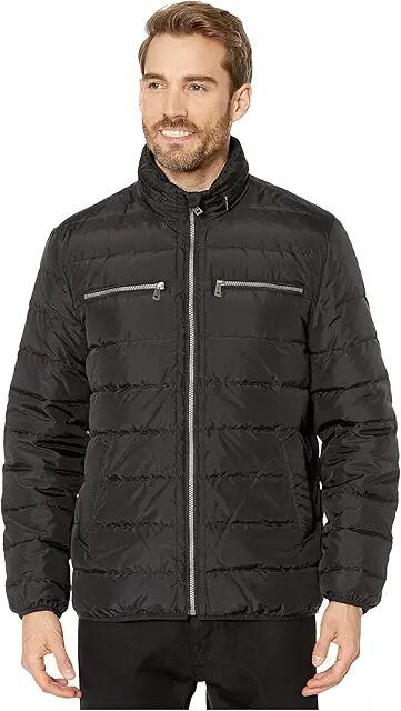 Cole Haan Packable Down Jacket (Black) Men's Coat Cover