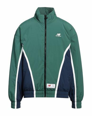 New Balance Man Jacket Green Recycled polyamide Cover