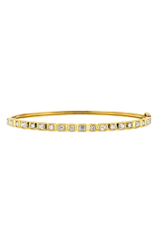 Bony Levy Varda Diamond Bangle Bracelet in 18K Yellow Gold Cover