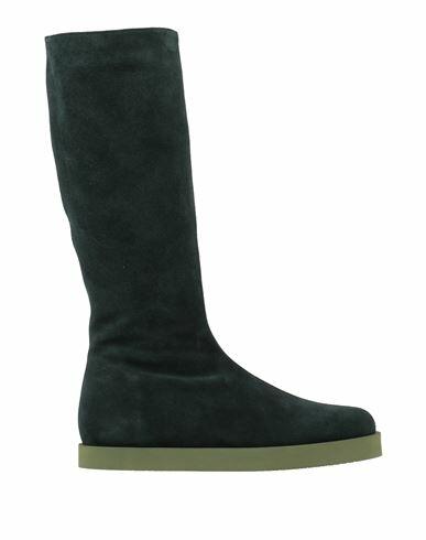 J. a.p. Jose Antonio Pereira Woman Boot Dark green Leather Cover