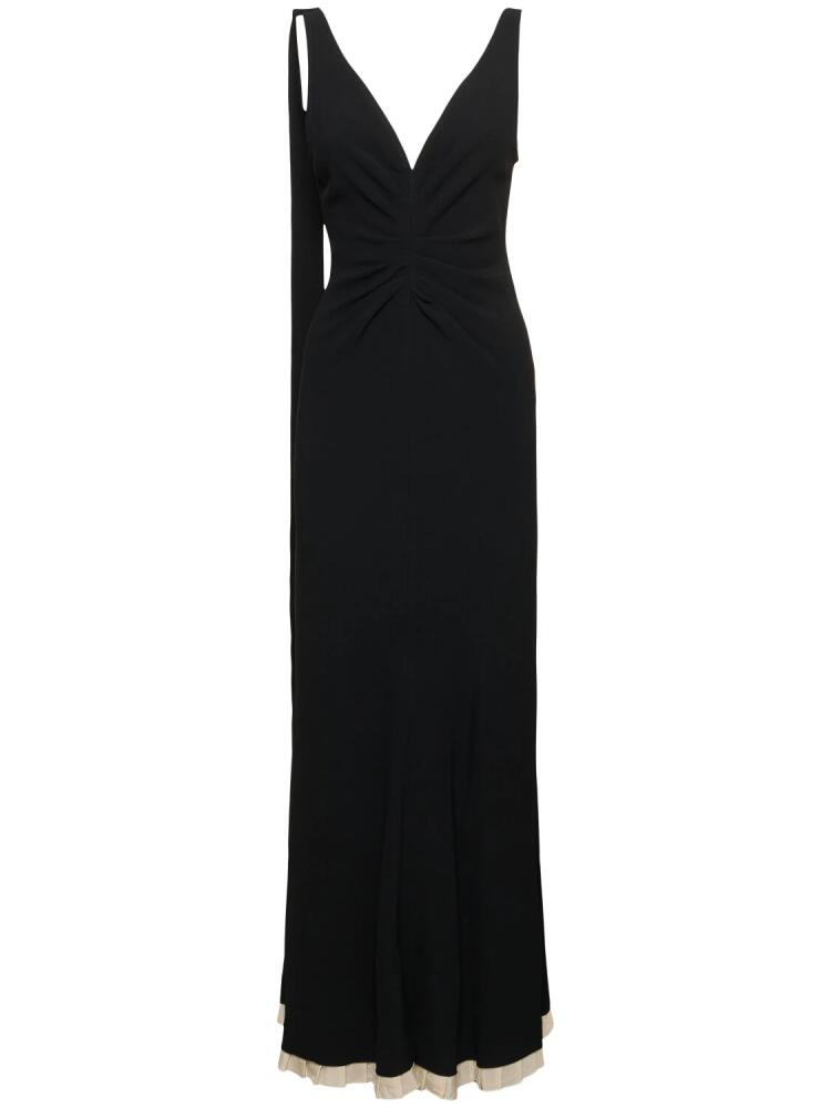 VICTORIA BECKHAM Fluid Viscose Blend Gown Cover