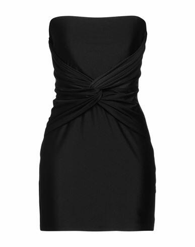 House Of Amen Woman Mini dress Black Polyamide, Elastane Cover