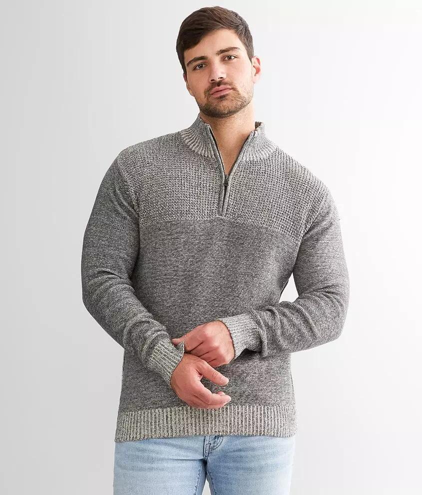 BKE Plated Quarter Zip Pullover Sweater Cover