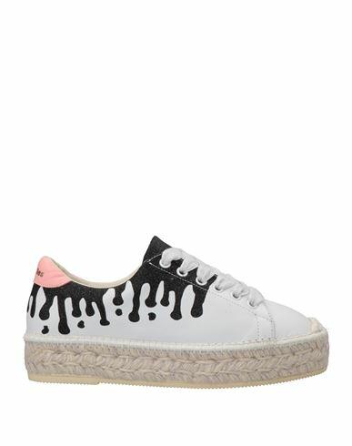 Espadrilles Woman Sneakers White Soft Leather Cover