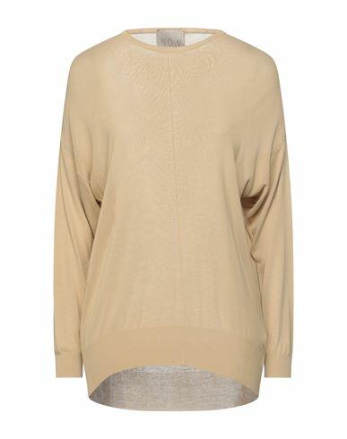 N. o.w. Andrea Rosati Cashmere Woman Sweater Camel Viscose Cover