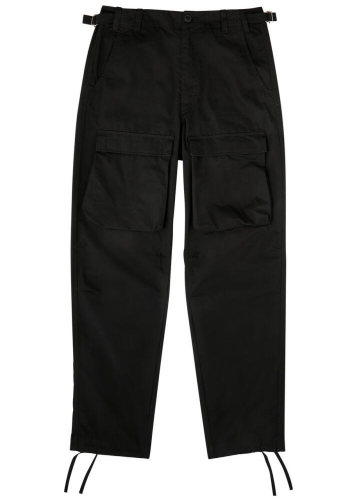 Givenchy Military Spirit Cotton Cargo Trousers - Black Cover