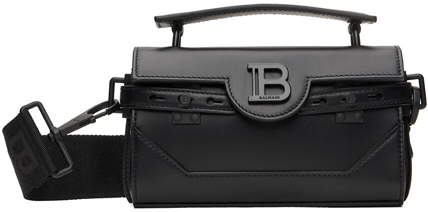 Balmain Black B-Buzz 19 Messenger Bag Cover