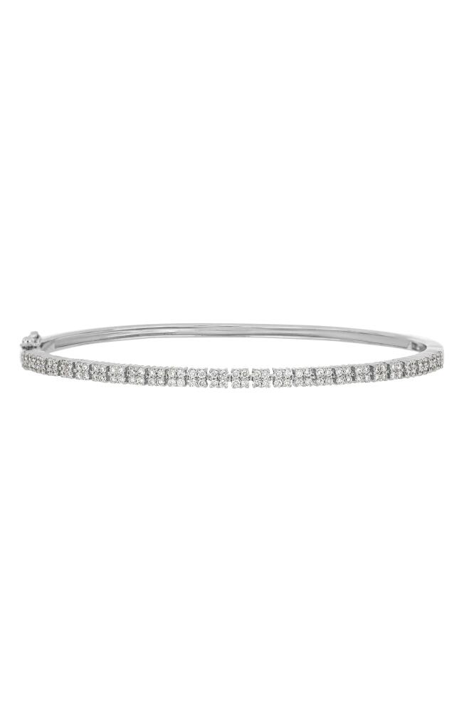 Bony Levy Diamond Bangle Bracelet in 18K White Gold Cover