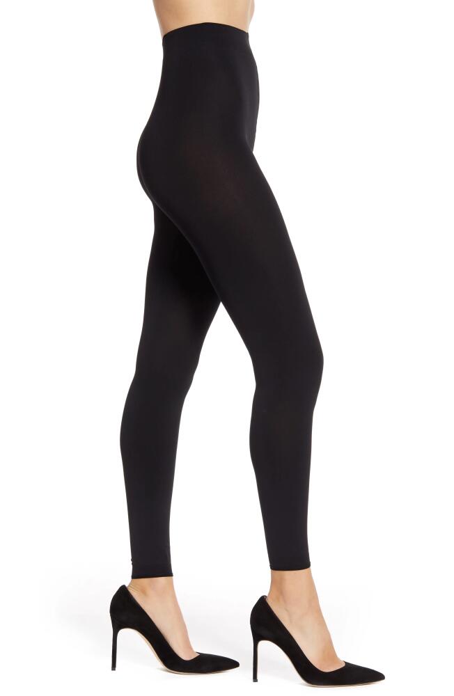 Falke Pure Matt 100 Leggings in 3009 Black Cover