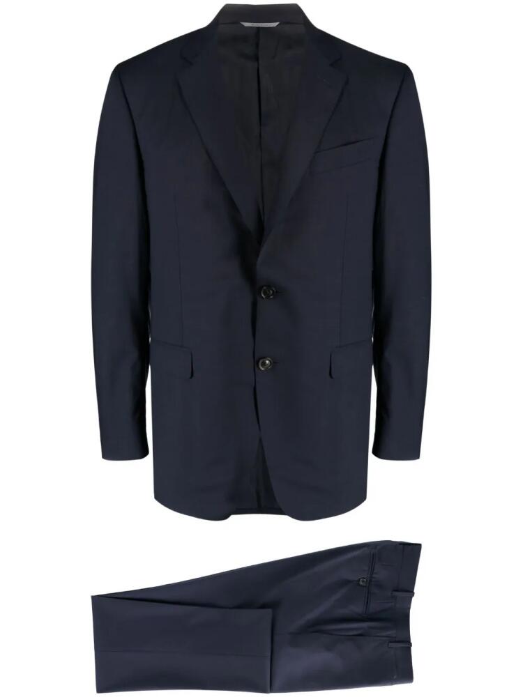 Canali single-breasted wool suit - Blue Cover