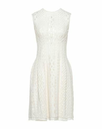 Ermanno Scervino Woman Mini dress Ivory Acrylic, Wool, Polyester, Polyamide, Silk Cover