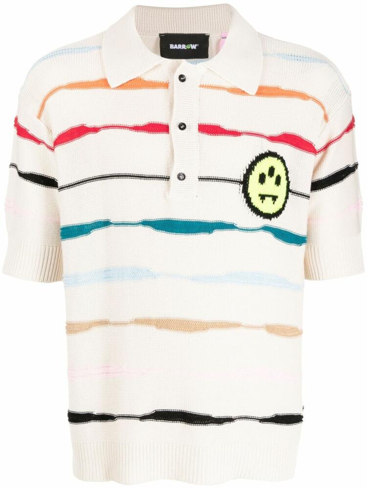 BARROW logo-embroidered polo shirt - Neutrals Cover