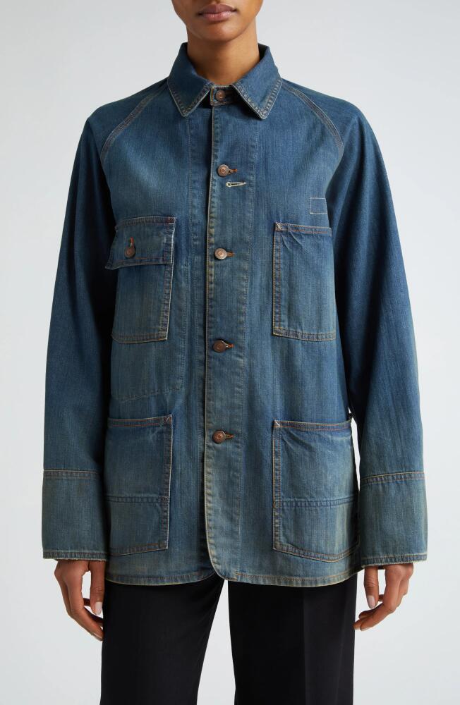 Maison Margiela Oversize Nonstretch Denim Jacket in American Classic Cover