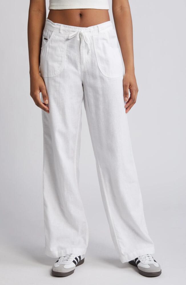 BDG Urban Outfitters Five-Pocket Linen Blend Pants in White Cover