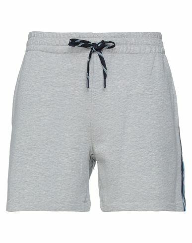 Bikkembergs Man Shorts & Bermuda Shorts Light grey Cotton Cover