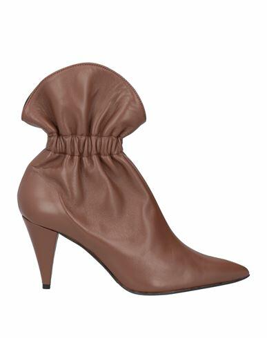 Marc Ellis Woman Ankle boots Brown Leather Cover