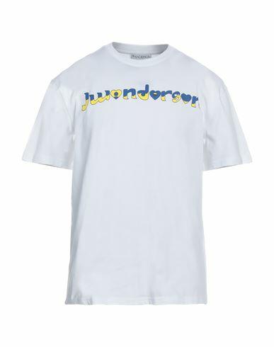 Jw Anderson Man T-shirt White Cotton Cover