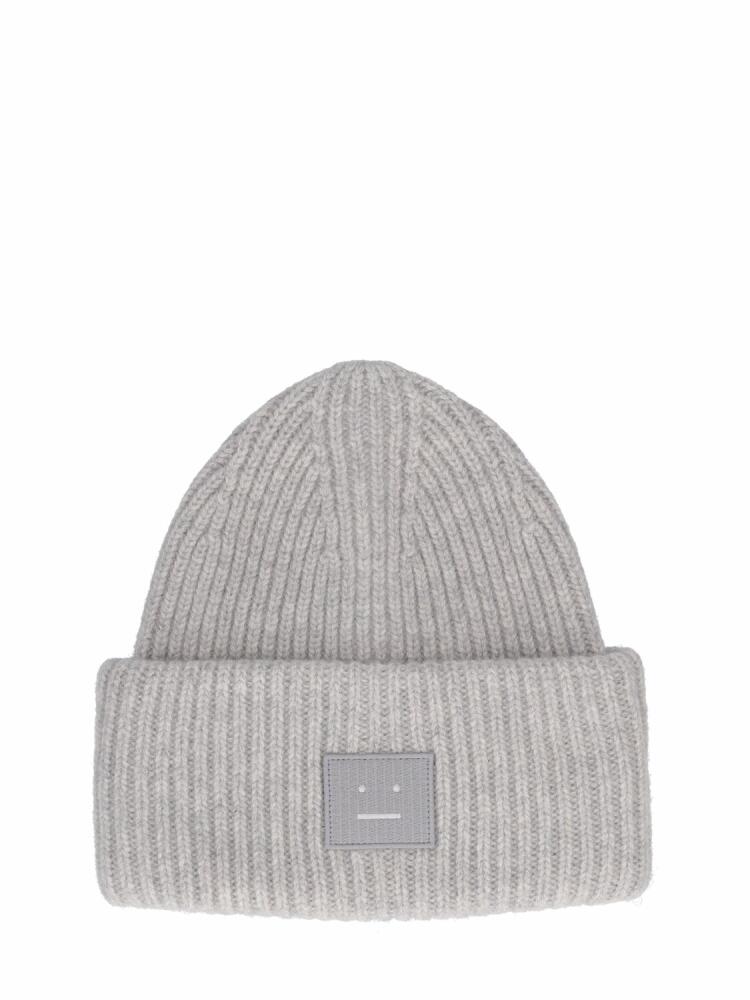 ACNE STUDIOS Pansy Face Wool Beanie Cover