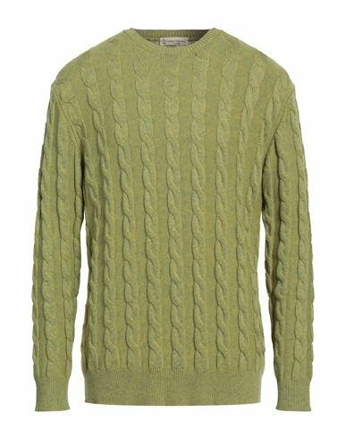 Cashmere Company Man Sweater Light green Wool, Cashmere Cover