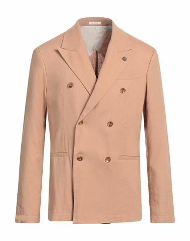 Officina 36 Man Blazer Sand Linen, Viscose Cover