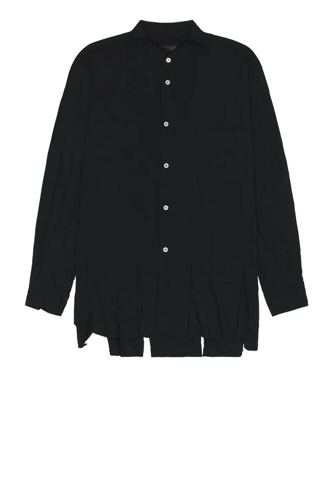 COMME des GARCONS BLACK Broad Garment Shirt in Black Cover