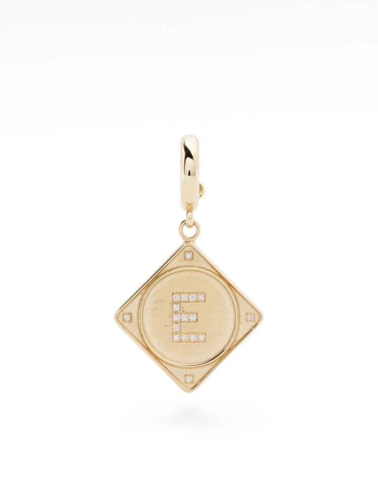 Lauren Rubinski Mono Bruno Letter pendant - Gold Cover