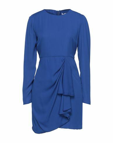 Massimo Rebecchi Woman Mini dress Blue Polyester Cover