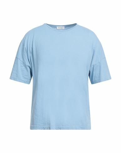 American Vintage Man T-shirt Light blue Cotton Cover