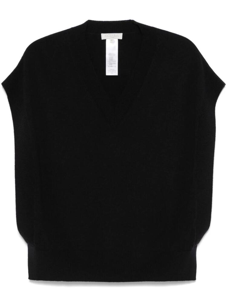 Antonelli Orione knitted vest - Black Cover