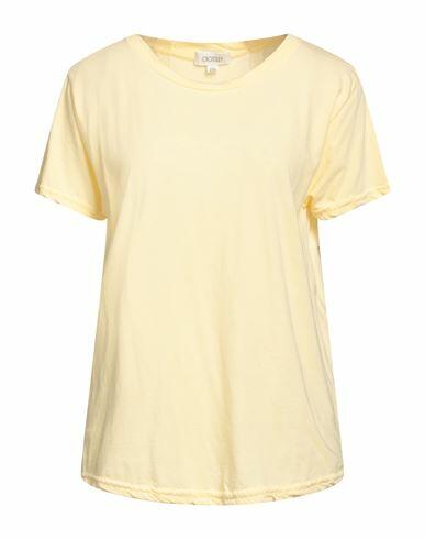 Crossley Woman T-shirt Yellow Cotton Cover