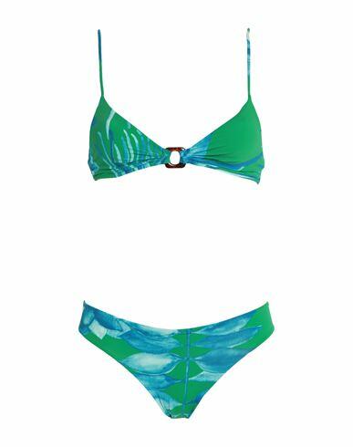 Siyu Woman Bikini Green Polyamide, Elastane Cover