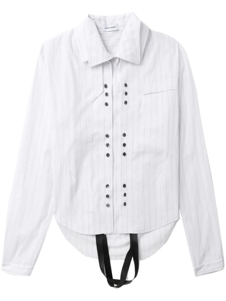 Kiko Kostadinov TONINO SHIRT JACKET TONINO SHIRT JACKET- - White Cover