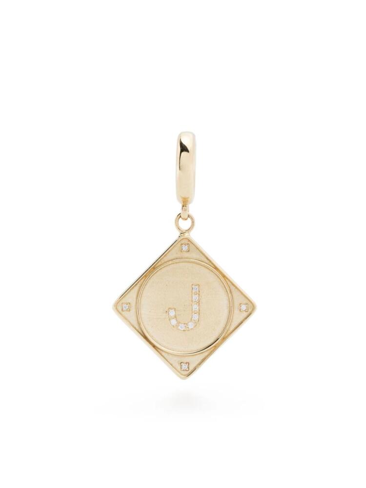 Lauren Rubinski 14kt yellow gold Bruno diamond pendant Cover