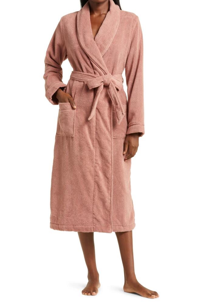 Nordstrom Hydro Cotton Terry Robe in Tan Burlwood Cover