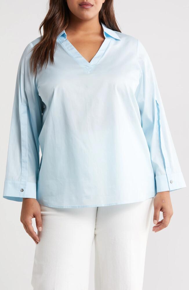 HARSHMAN Lilou Long Sleeve Top in Light Blue Cover