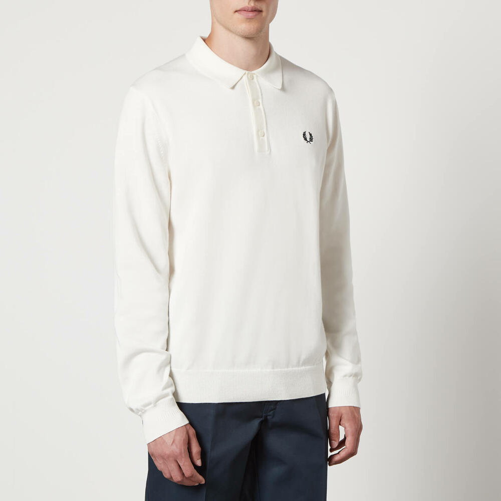 Fred Perry Classic Wool and Cotton-Blend Polo Jumper Cover