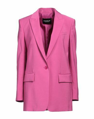 Dondup Woman Blazer Fuchsia Viscose, Polyester Cover