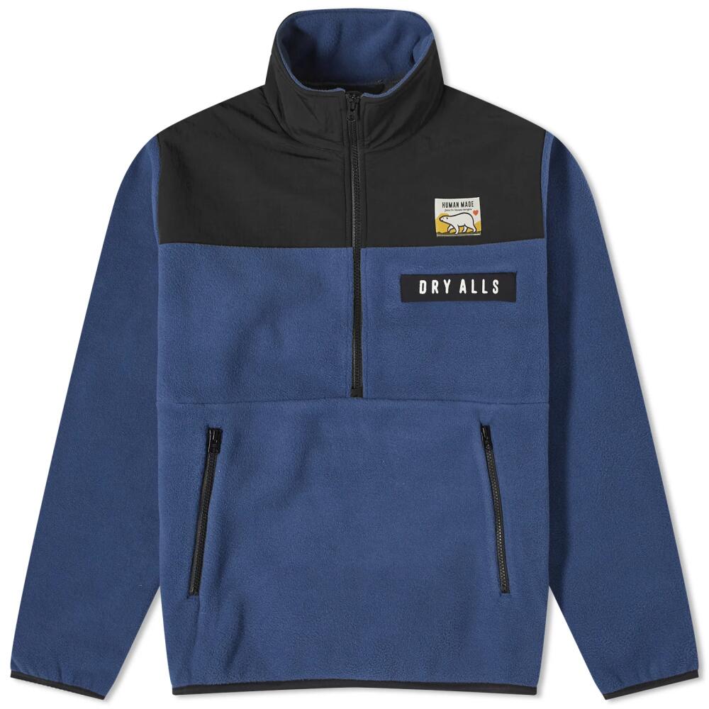 Human Made Men's Fleece Half-Zip Jacket in Navy Cover