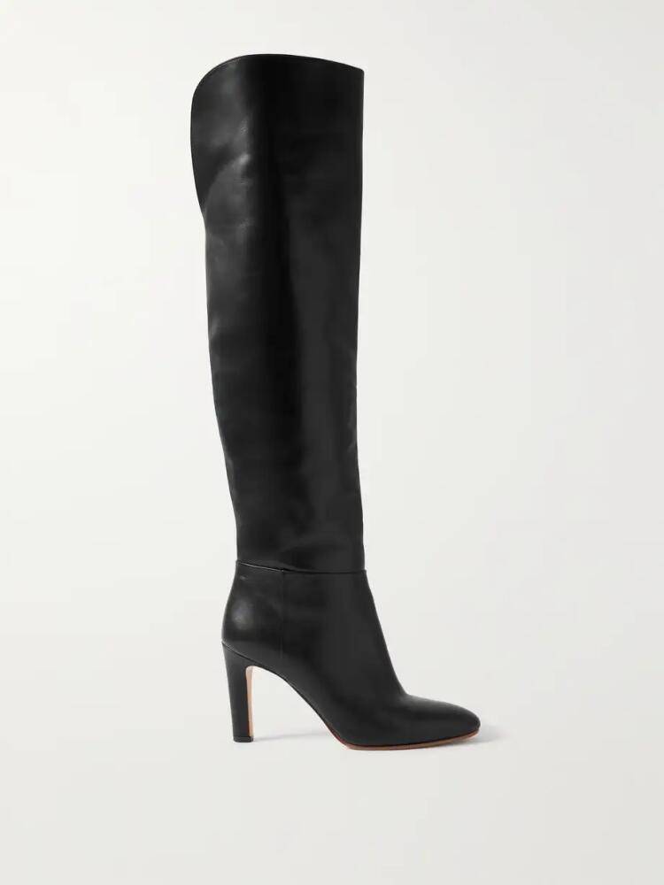 Gabriela Hearst - Linda Leather Over-the-knee Boots - Black Cover